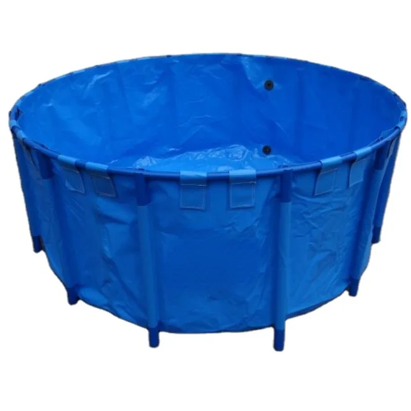 

Wholesale 5000L Collapsible Round Tarpaulin Fish Farming Tank Aquaculture Tank for Sale