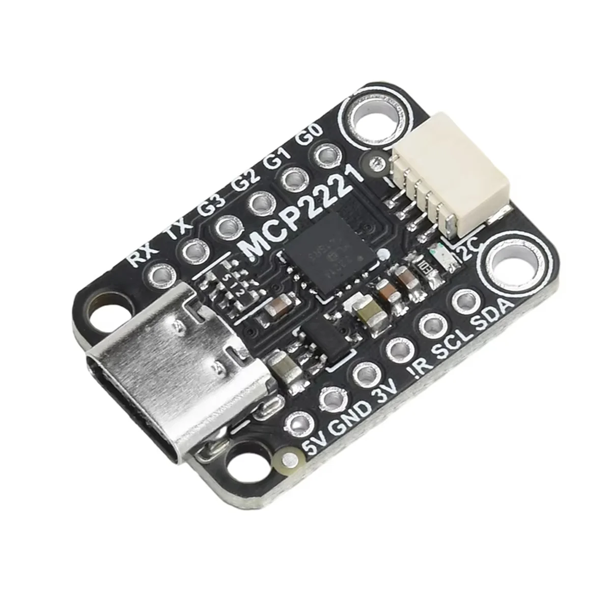 

T35C MCP2221A Модуль адаптера USB-GPIO ADC/I2C Интерфейсная плата обработки сигнала TYPE-C для датчика OLED-дисплея ШИМ-драйвера