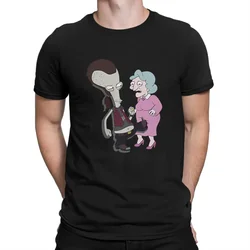 Men Crew Neck Pure Cotton T Shirts A-American Dad Cartoon Short Sleeve Tee Shirt Fun Roger Ricky Spanish T-Shirt Graphic Clothes