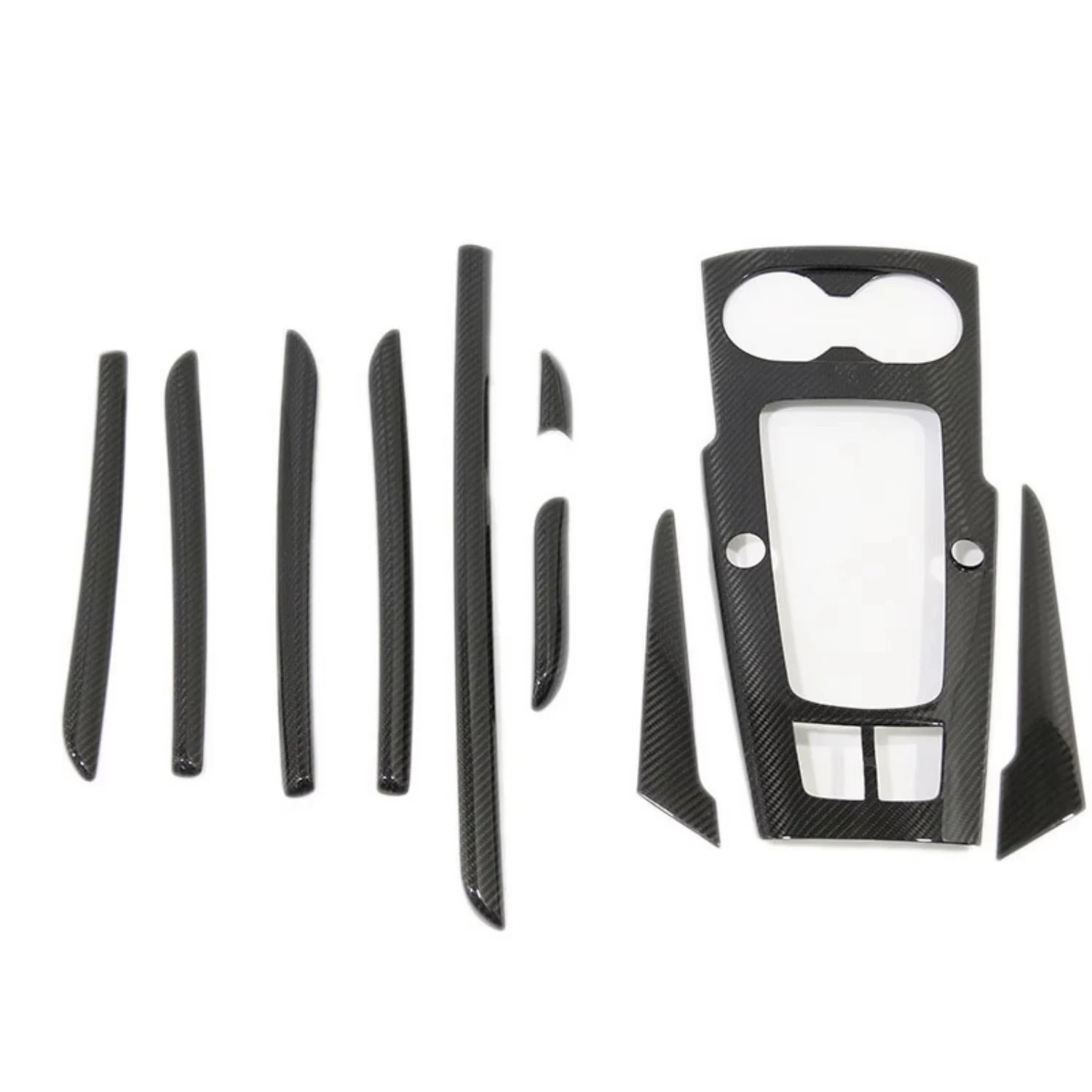 

STLF2014-2020 High Quality Real Carbon Fiber Modified Interior Central Control Panel Door Trim Strip Suitable for Audis A3