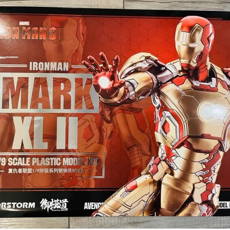 In Stock Original Avengers Morstorm Iron Man Mk42 1/9 Scale Prodigal Ironman Mark 42 Tony Stark Assembly Action Figure Toys Gift