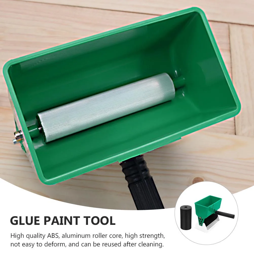 

For Woodworking Manual Applicator Roller Type Coating Gluing Tool Portable Glue Spreader Handheld Adhesive Roller Wallpaper Glue
