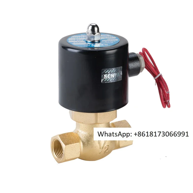 All copper high-temperature resistant steam electromagnetic control electric valve 2L/US-15 4 6 minutes 1 and a half inches 220V