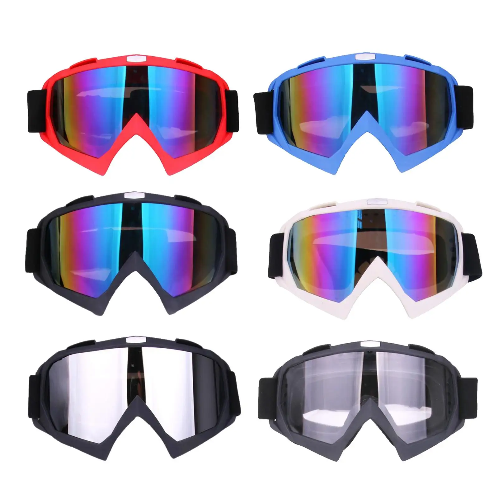 

Outdoor Snow Ski Safety Glasses Goggles Windproof Cycling Eyewear Adjustable Headband