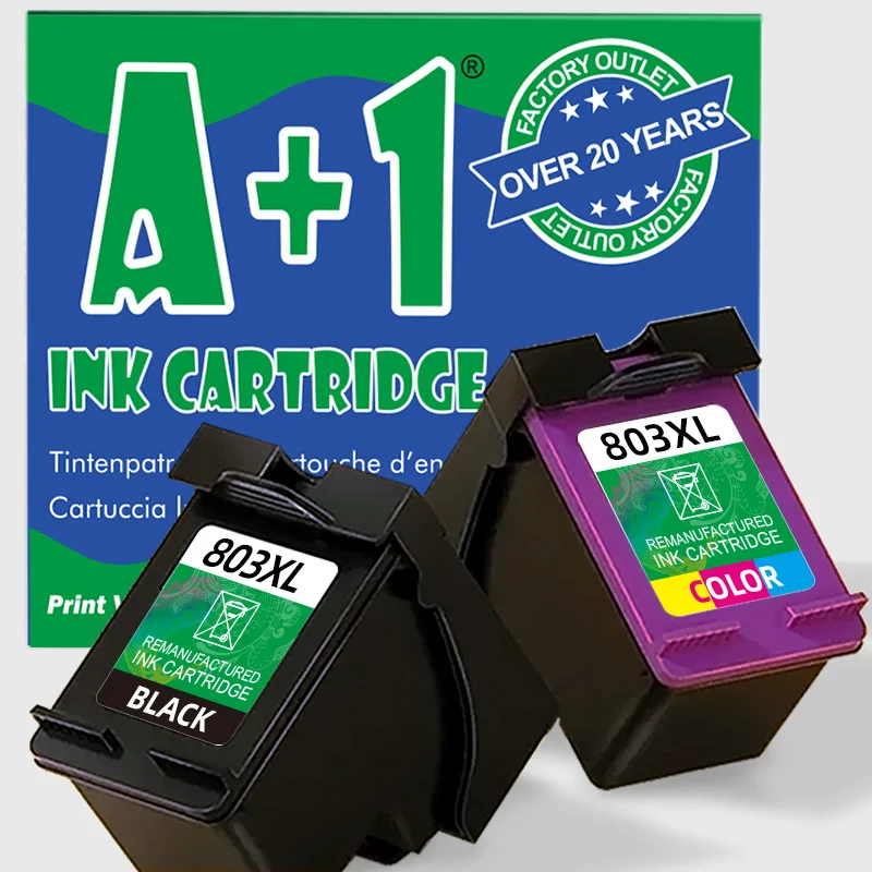 For HP803 Ink Cartridge For 1111 Ink Cartridge For 1112 Ink Cartridge For 2132 Ink Cartridge For 2131 Ink Cartridge For DeskJet