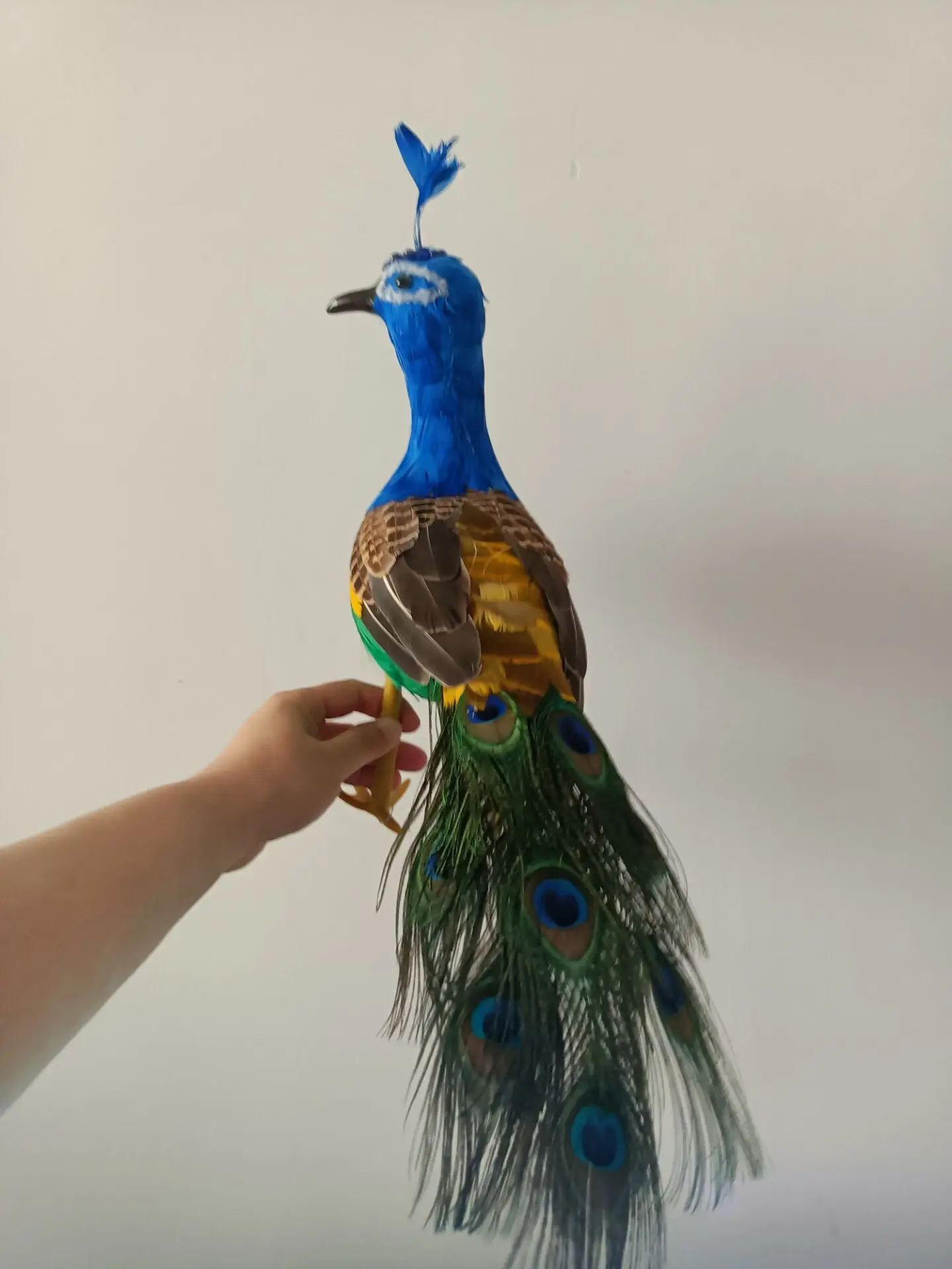 

new cute simulation foam&feather peacock model garden decoration gift about 45cm p2696