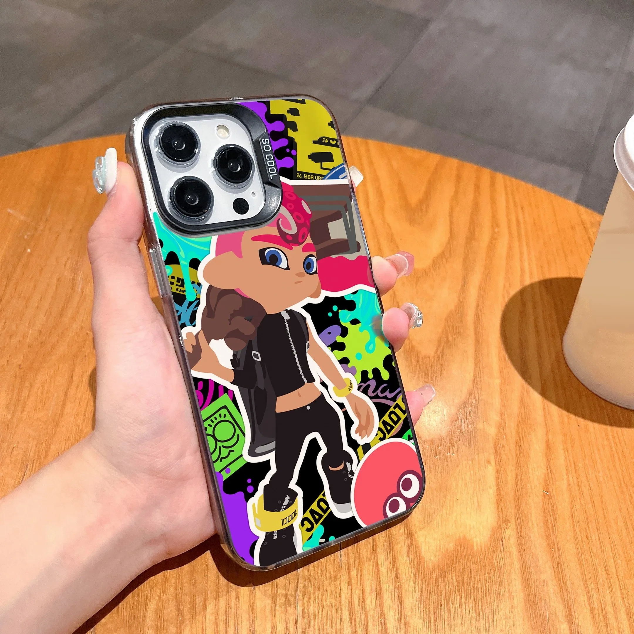 Game Splatoon Art Phone Case for Huawei P30 P40 Mate 30 40 Pro Nova 7 Honor 50 Lens Creative Border Hard TPU PC Cover