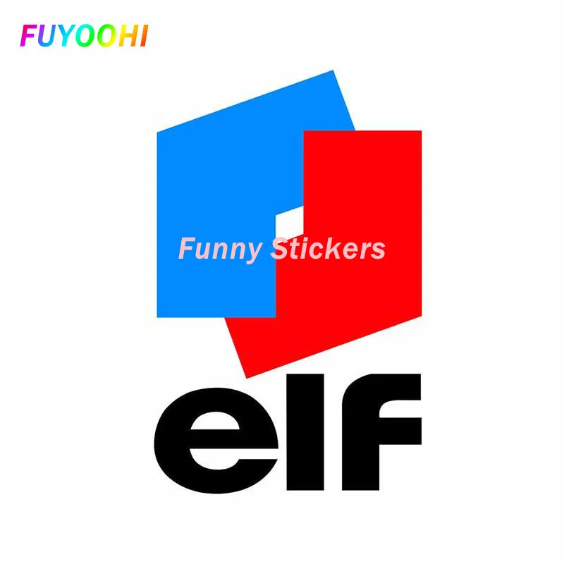 FUYOOHI Exterior/Protection Funny Stickers  Car Styling Elf Huile Race Voiture Renault Vinyl Autocollants Auto Moto Stickers