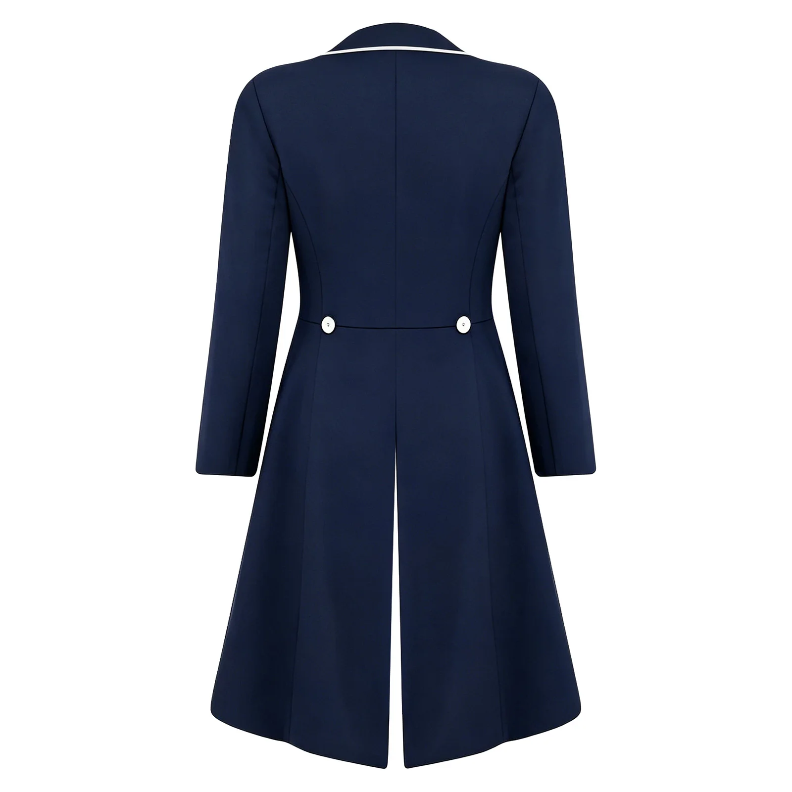 Women Lapel Long Sleeve Double Breasted Equestrian Tailcoat Horse Riding Jacket Breathable Stretchy for Competition Show