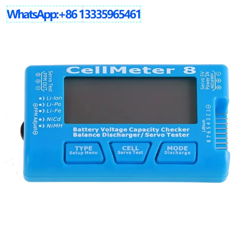 

CellMeter8 AOK Genuine 2-8S Electric Display Narrow Frequency Balanced Battery Servo Tester Battery Discharger