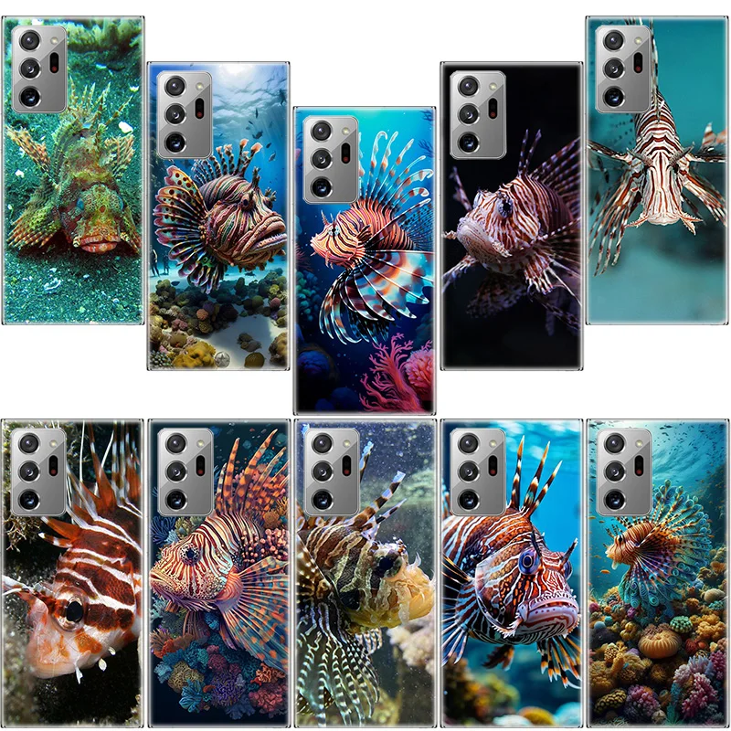 Clown Fish in the Sea or Ocean Phone Case For Samsung Galaxy S25 Edge S24 S23 FE S22 S26 Ultra S21 S20 S10 Plus Capa Soft