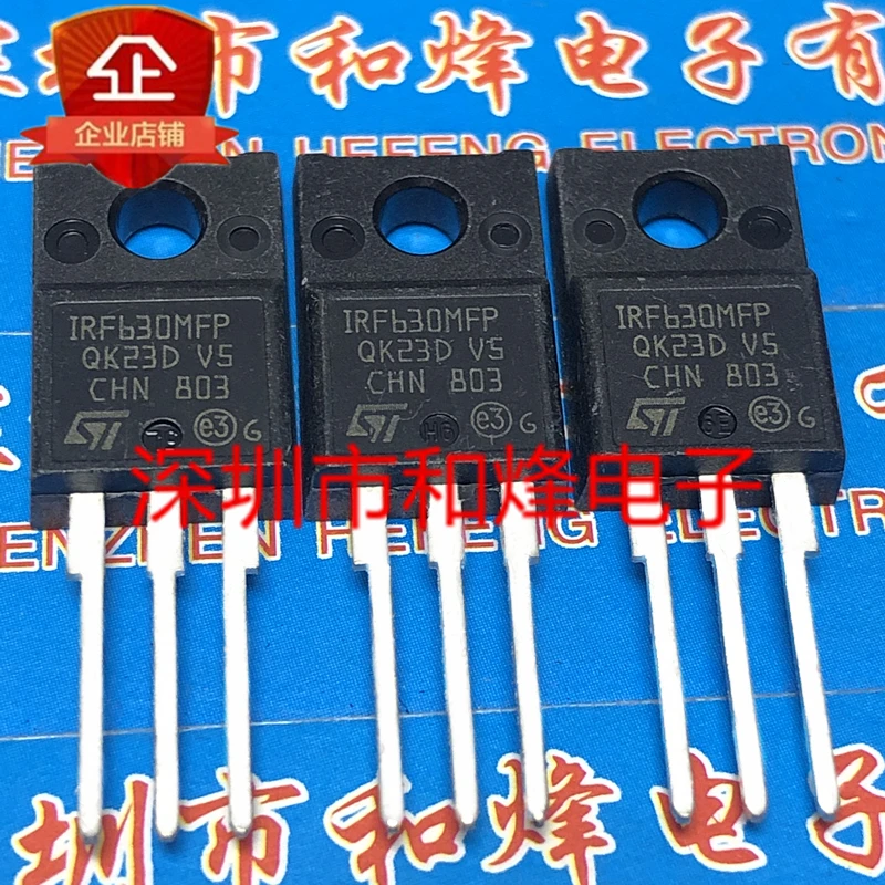 

20PCS/LOT IRF630MFP TO-220F 200V 9A MOS Datasheet - Electronic Component for Professional Use