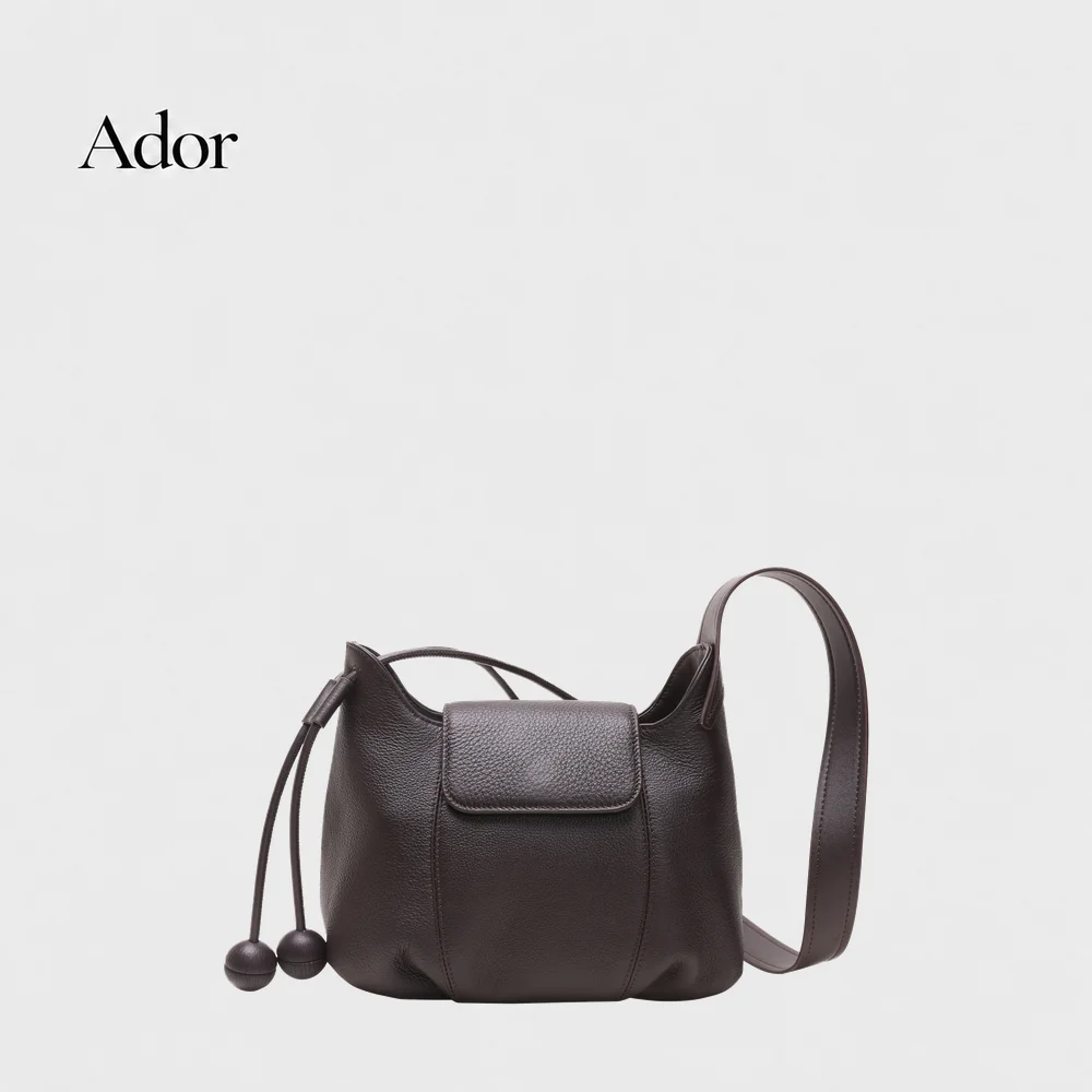Genuine Leather Vintage Pumpkin Bag 2026 New European American Style Shoulder Bag Soft Leather Crossbody Bag for Women
