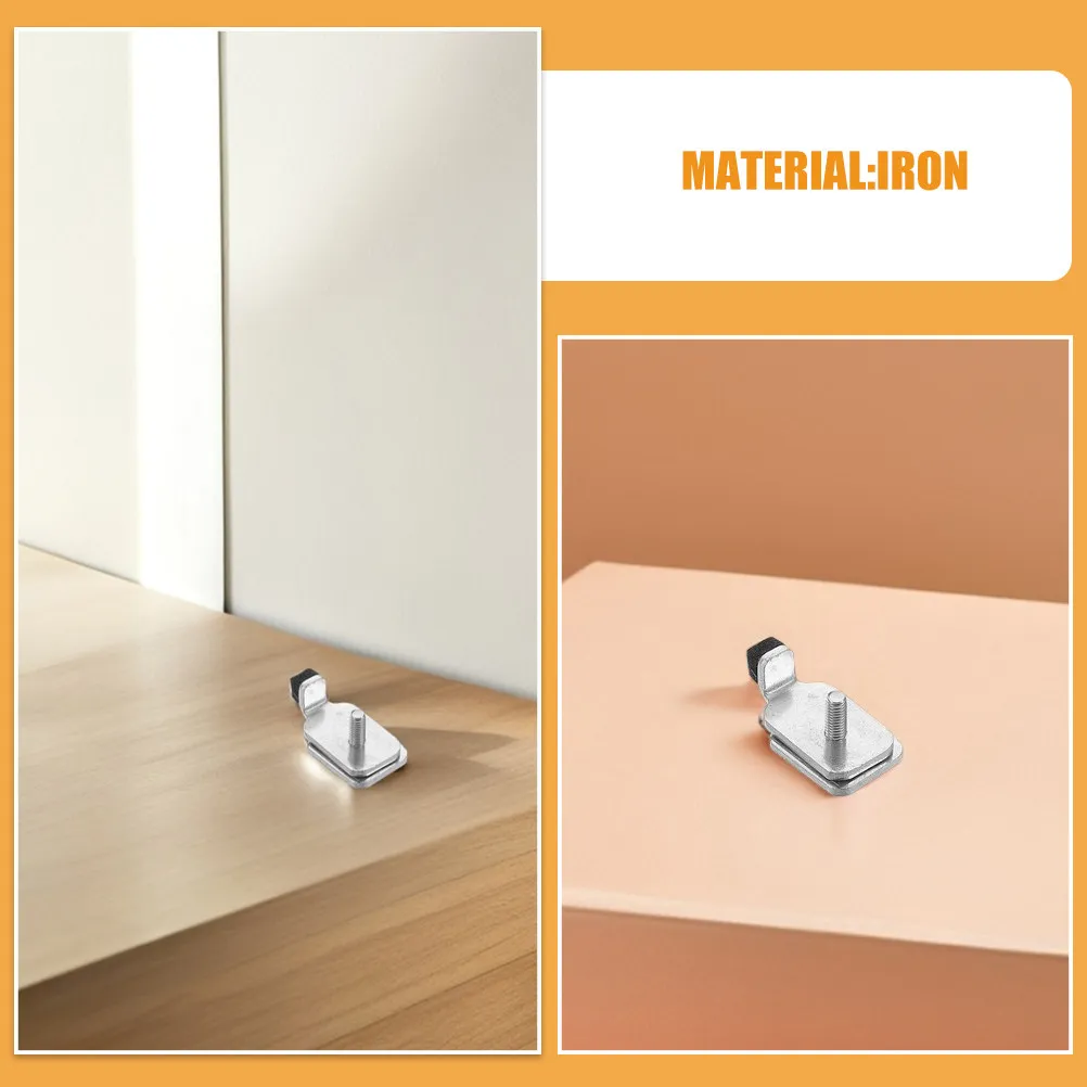 20Pcs Iron Curtain Track End Stops Robust Fade Resistant Easy Install No Tools Needed for Flexible Rail Systems Indoor Decor