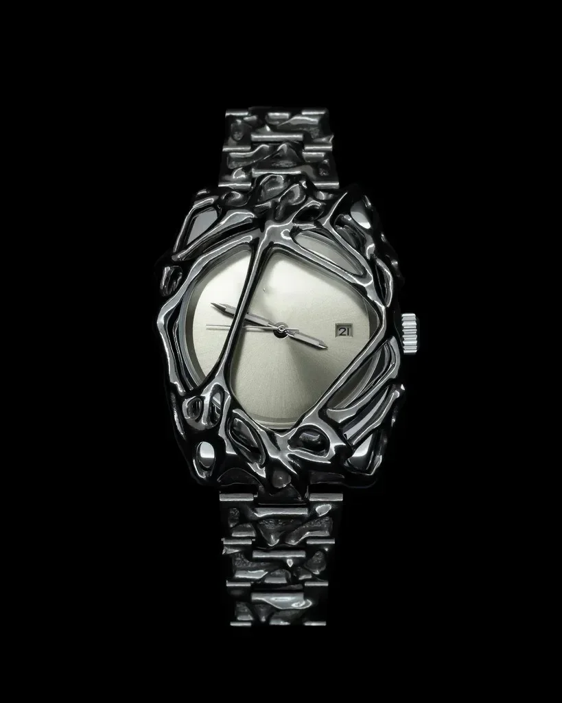 alabaster style European and American watches with irregular high-end insets, same niche design