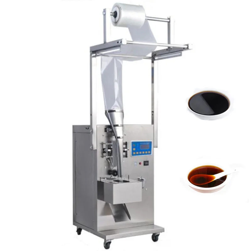 Automatic 10-300ML Cooking Oil Soy Sauce Vinegar Water Pouch Liquid Weigh Fill Packing Machine Milk Beverage Packaging Machinery