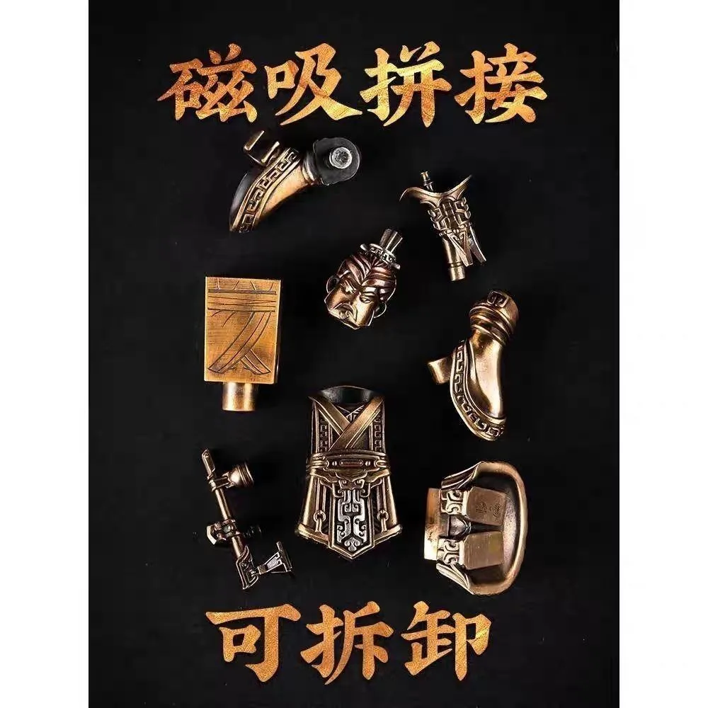 

Премьер-министра Цинь MOC, строительные блоки, Ли Си, магнитная съемная нежная металлическая фигурка, орнамент, кирпичи, игрушки