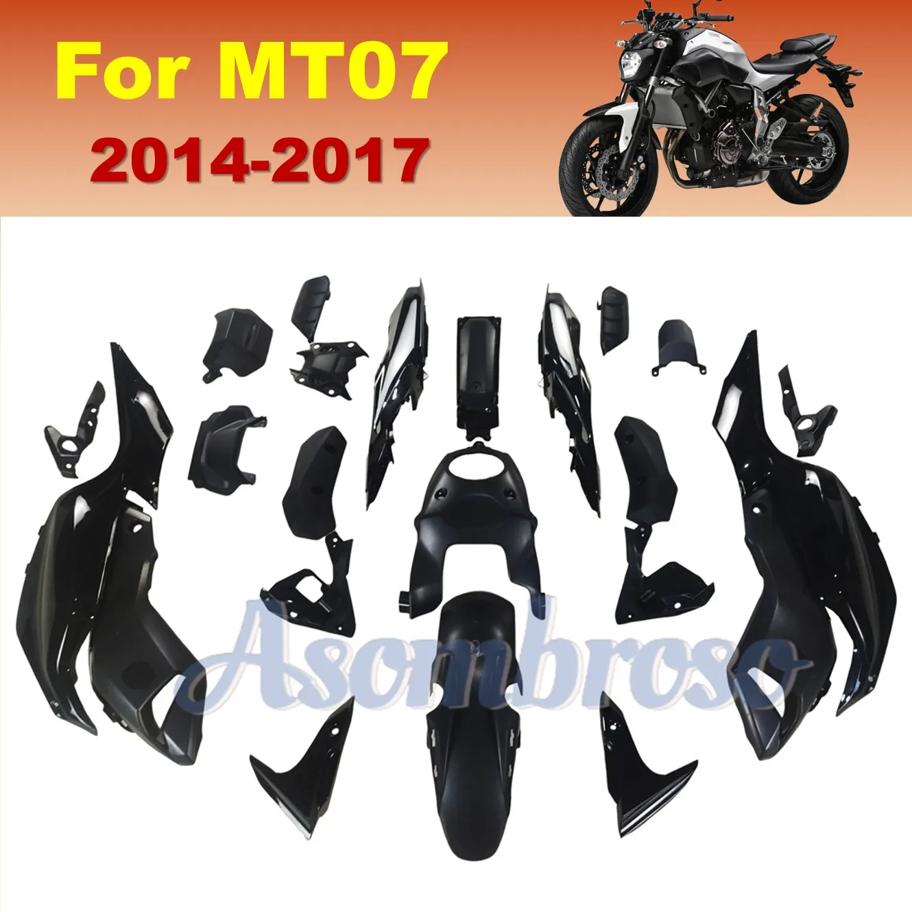 Black Fairing Kit F…