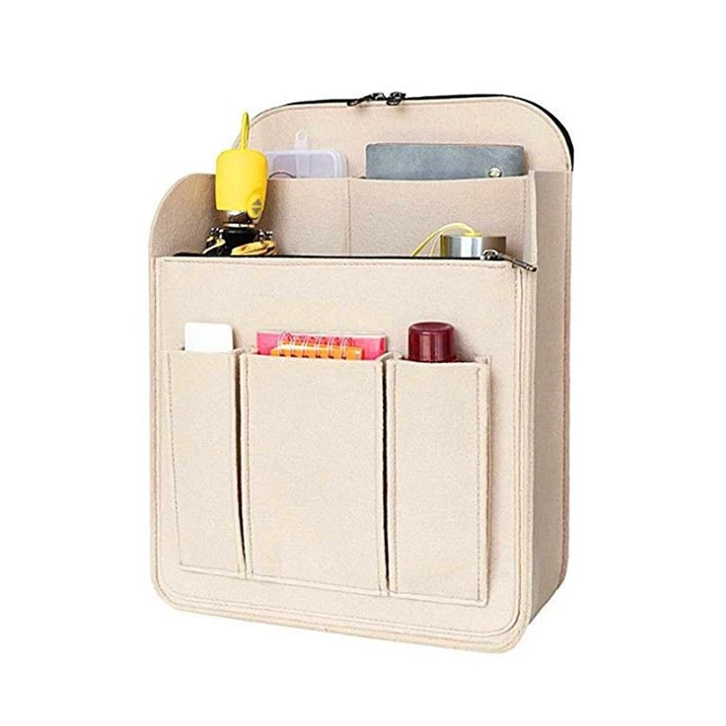 حقيبة إدراج متعددة الجيوب خفيفة الوزن منظم حقيبة ظهر نسائية حقيبة تخزين متعددة الأغراض حقيبة ظهر داخلية ملحقات حقيبة