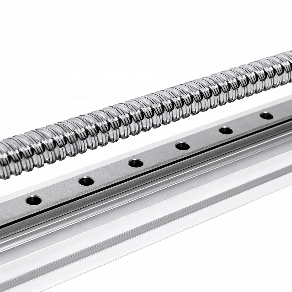 Series 50mm-1000mm Aluminum & Stainless Steel Travel Linear Motion Guides With Nema 23 Stepper Motor