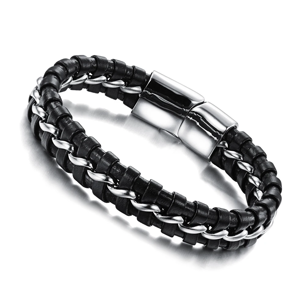 

Braided Bracelet for Men Durable Lightweight Wristband Fashionable Chic Gift for Father Boyfriend Colleague