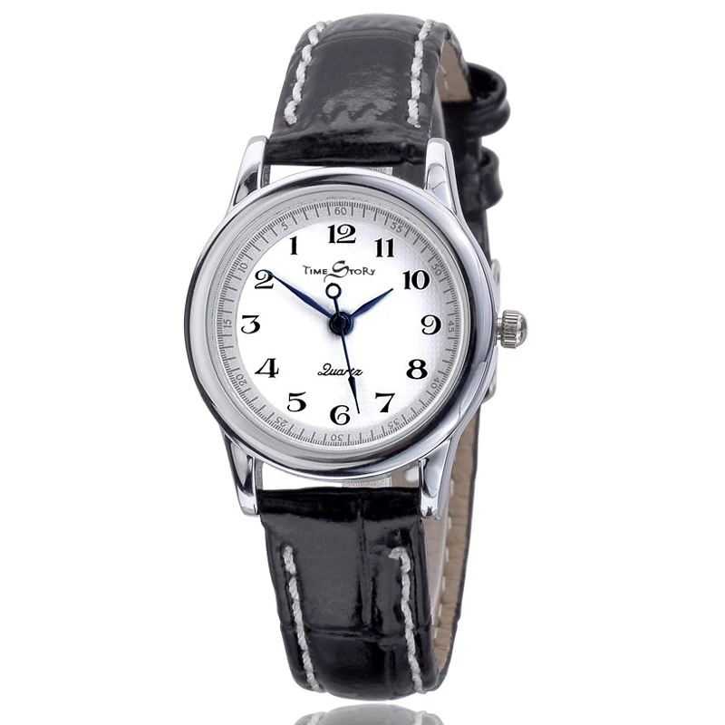 Reloj de pulsera de cuarzo para hombre y mujer, cronógrafo con esfera inversa, sencillo, a la moda, para negocios