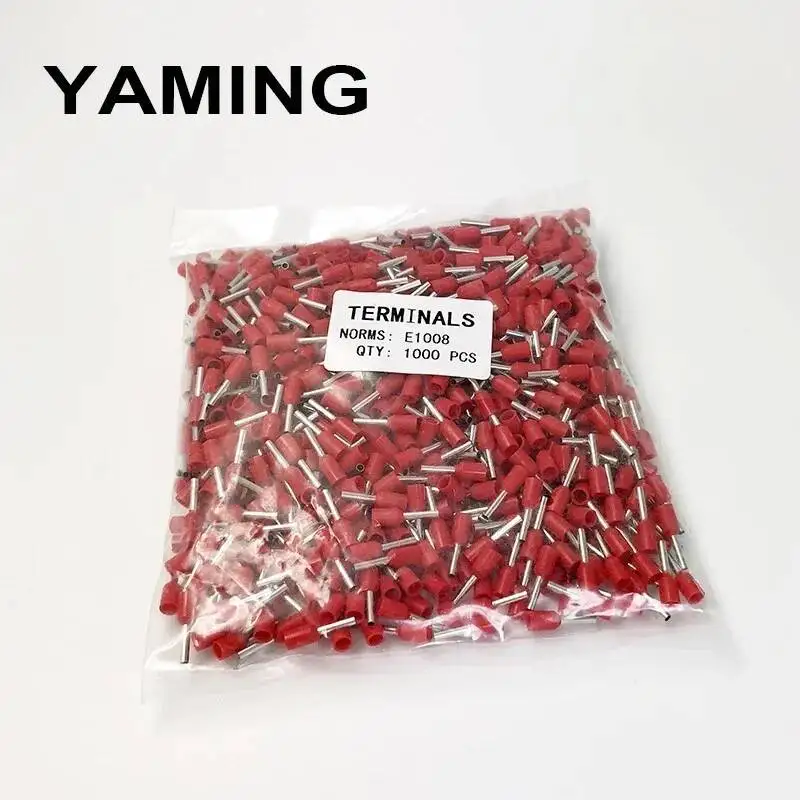 

Изолирующие клеммы E1008, 1 м м2, 8 мм, изолирующие, 1000, шт./упак.