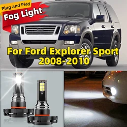 2pcs LED Fog Light Blub 5202 H16(EU) Lamp PS24W 3030 Chip For Ford Explorer Sport 2008 2009 2010 6000k Plug and Play