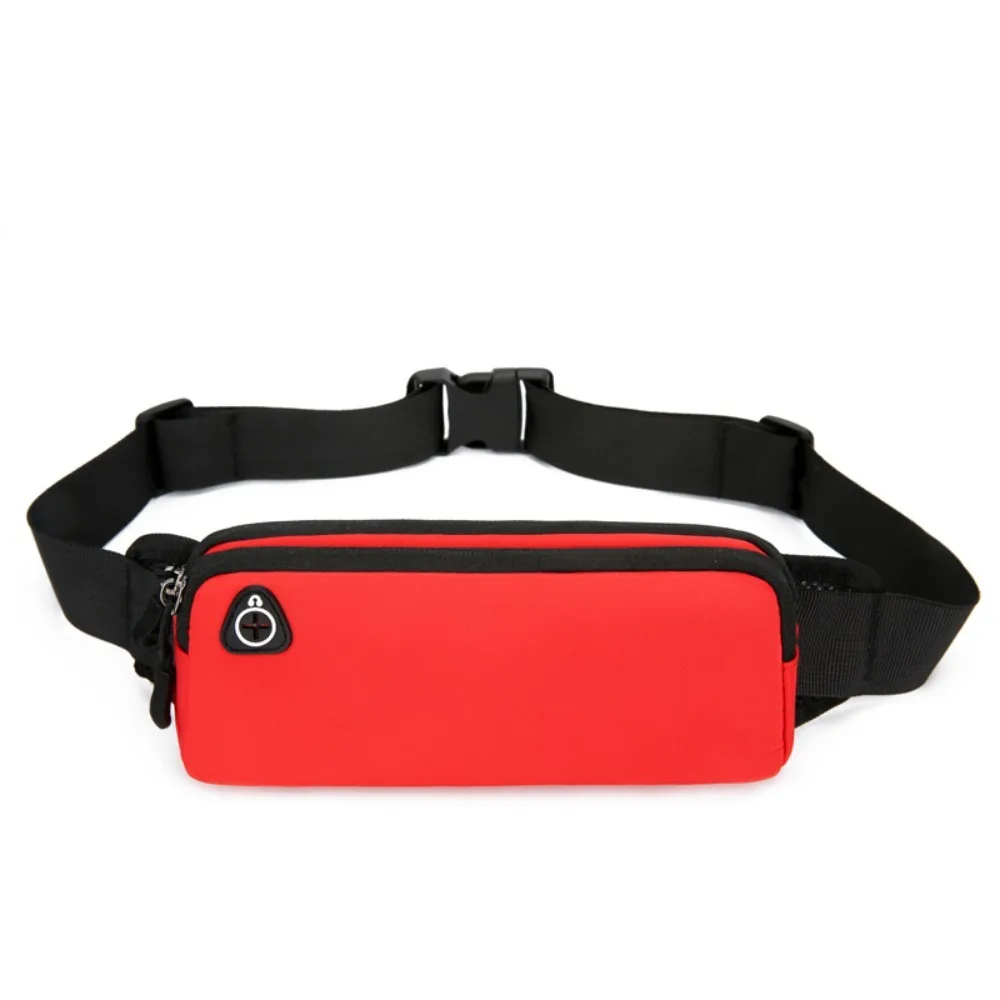 

Fashion Ultra-thin Waist Bag Lightweight Waterproof Running Bag Wear-resistant Nylon Gym Bag Women