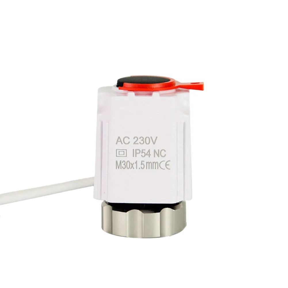 

1pc 24V230V Electric Thermal Actuator Valve Head Normally Closed Type Smart Thermostatic Control Valve For Underfloor Heating