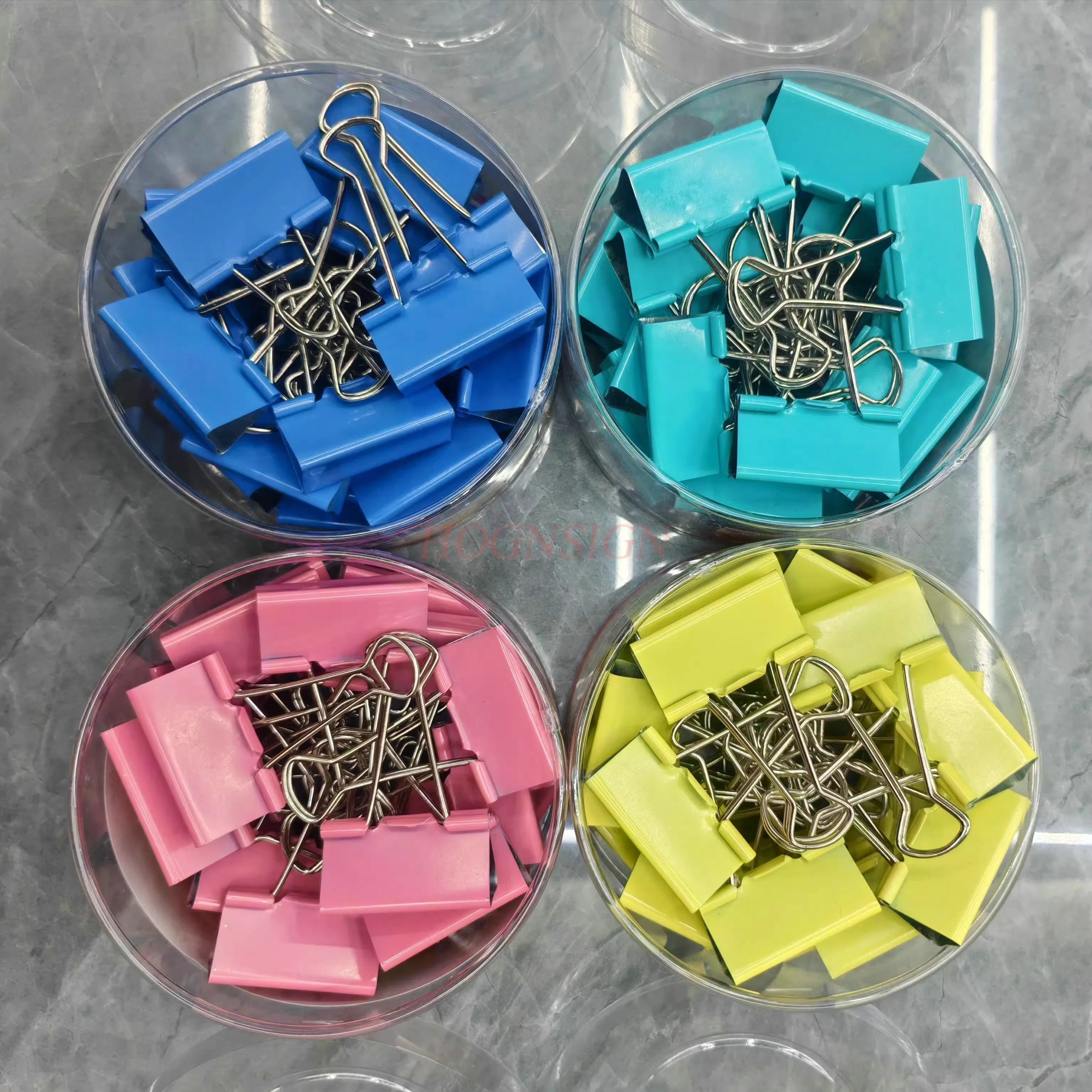 24pcs/box Four color monochrome long tail clip, monochrome phoenix tail clip, tailtail clip, fish tail clip, reverse tail clip
