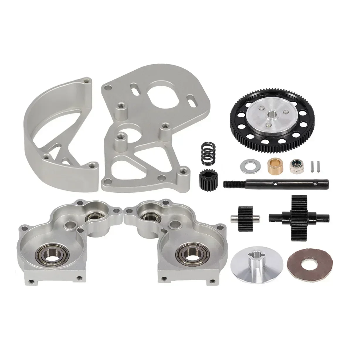 All Metal RC Crawler Gearbox SCX10 3-Gear Transmission Set for 1/10 Axial SCX-10 II SCX10 SMT10 VS4-10 Gear Box Upgrade Parts