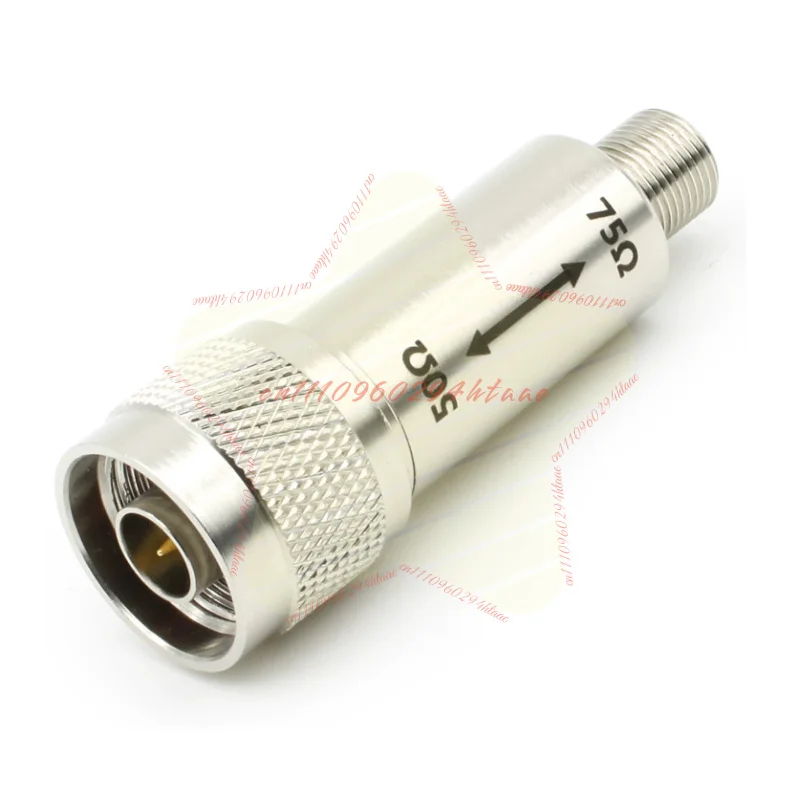 N-Type To F-Type Bidirectional 50/75 Ohm RF Matching Converter