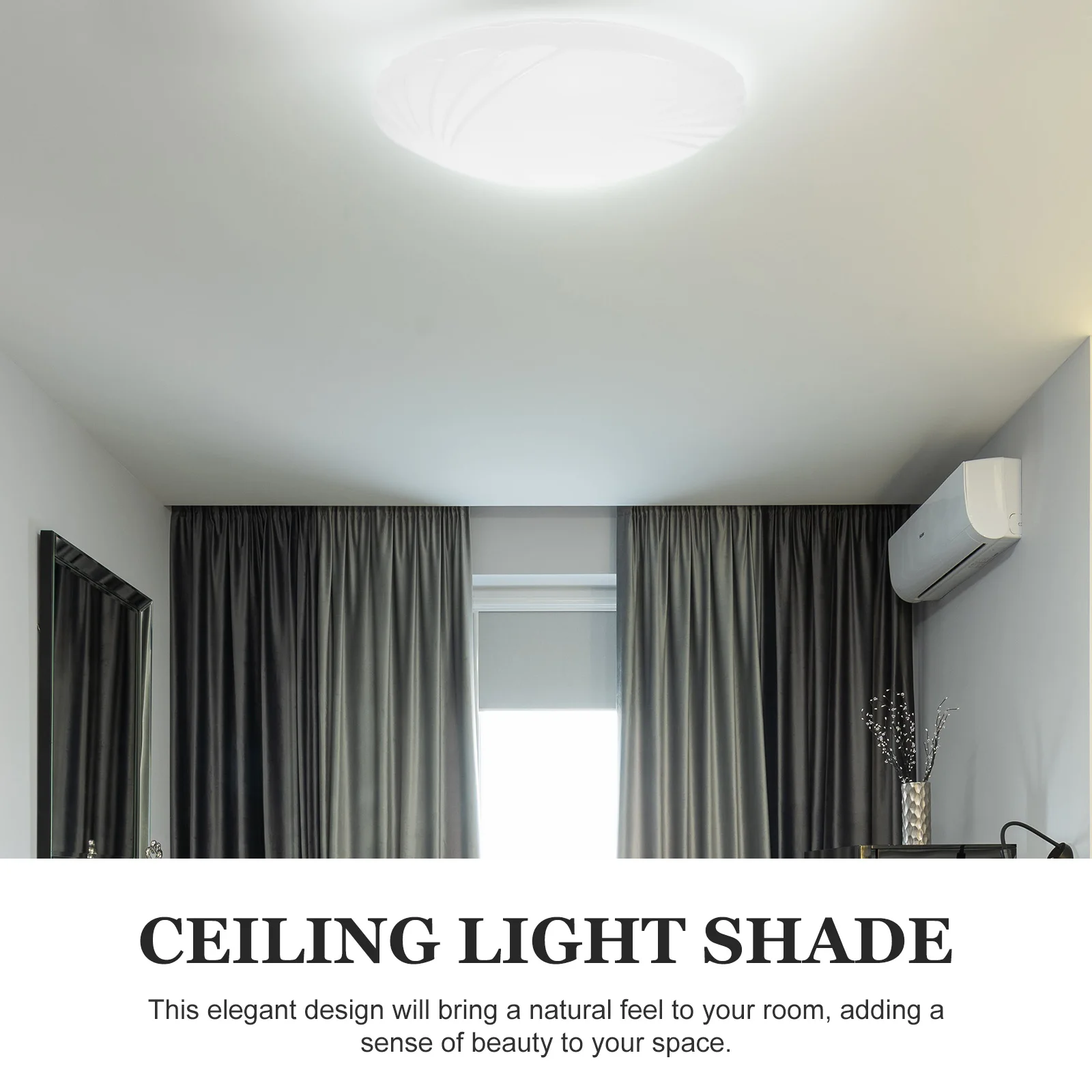 

Ceiling Shade Round Plastic Lamp Shade Replacement Easy Install Simple Design For Bedroom Office Classroom Chandelier
