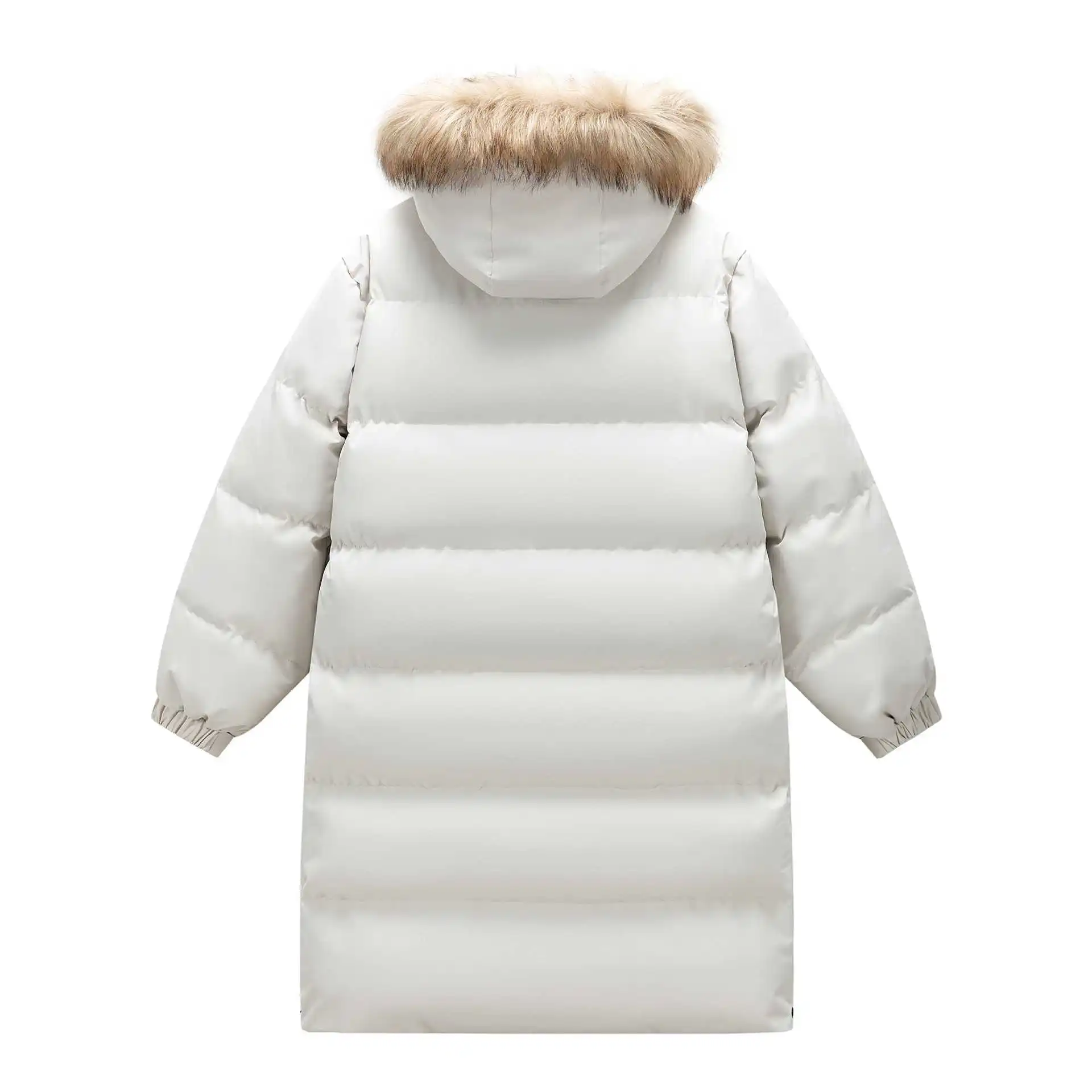 2025 зимняя модная мужская простая базовая однотонная повседневная модная длинная куртка с длинным рукавом, свободная мужская одежда с меховым воротником, парки, топы