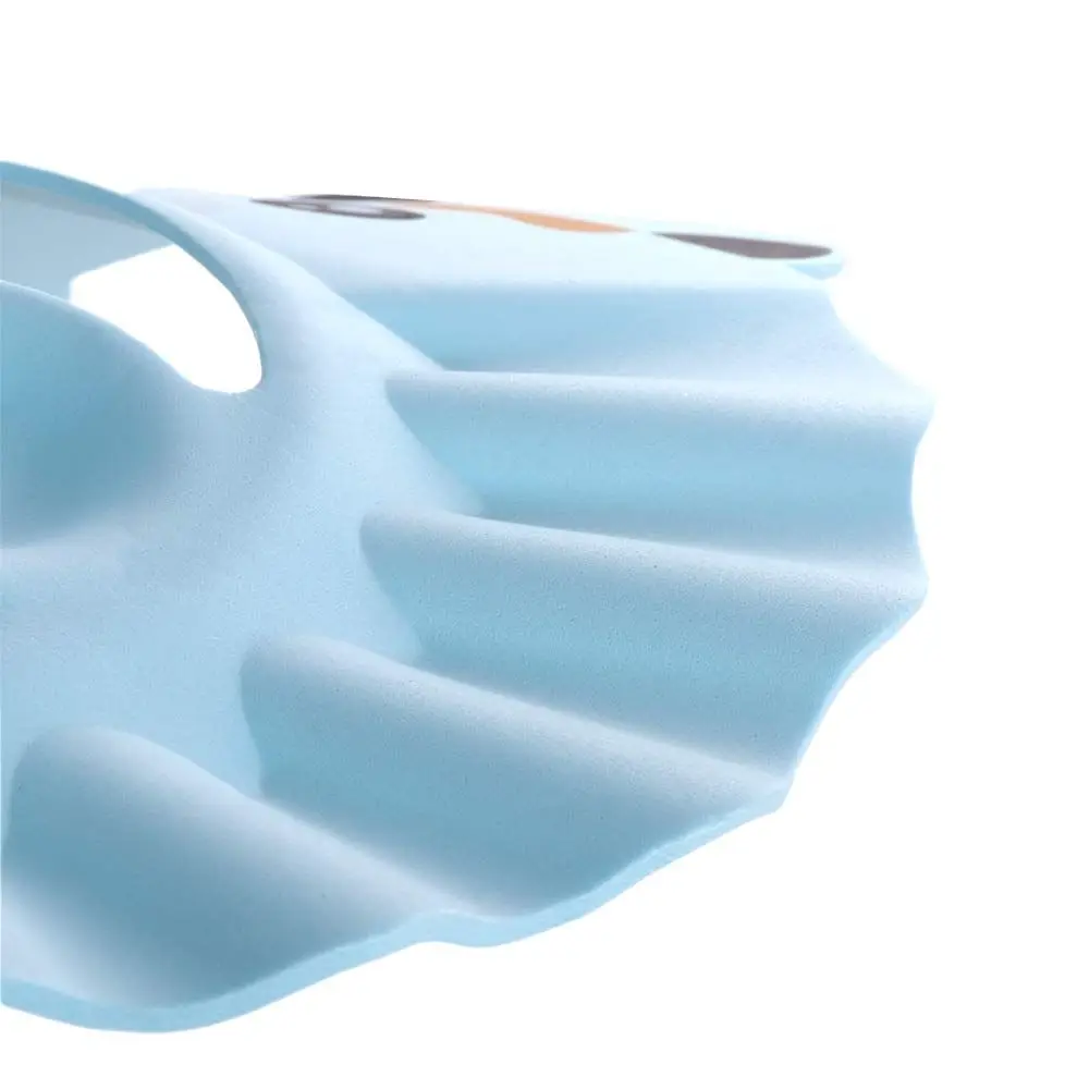 내구성 있는 부드러운 눈과 귀 보호 헤어 워시 캡 만화 방수 샴푸 캡 목욕 바이저 모자 헤드 커버 아기 목욕 모자