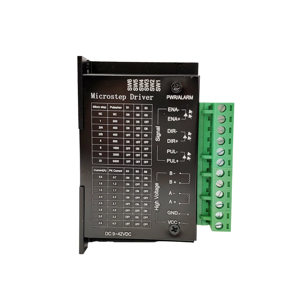 

for 42/57 Stepper Motor Driver Current Adjustable 32 Subdivision 160W Optocoupler Isolation Interface Motor Drive