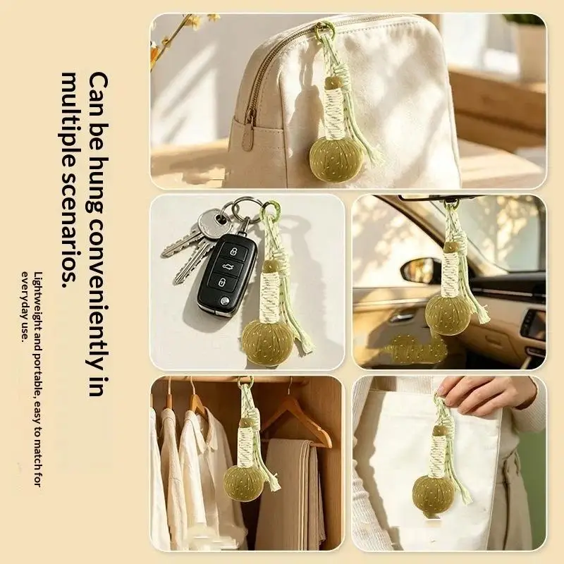 Summer Massage Hammer Keychain Aromatic Sachet Small Pendant Moxa Hammer Creative Gift For Enterprises