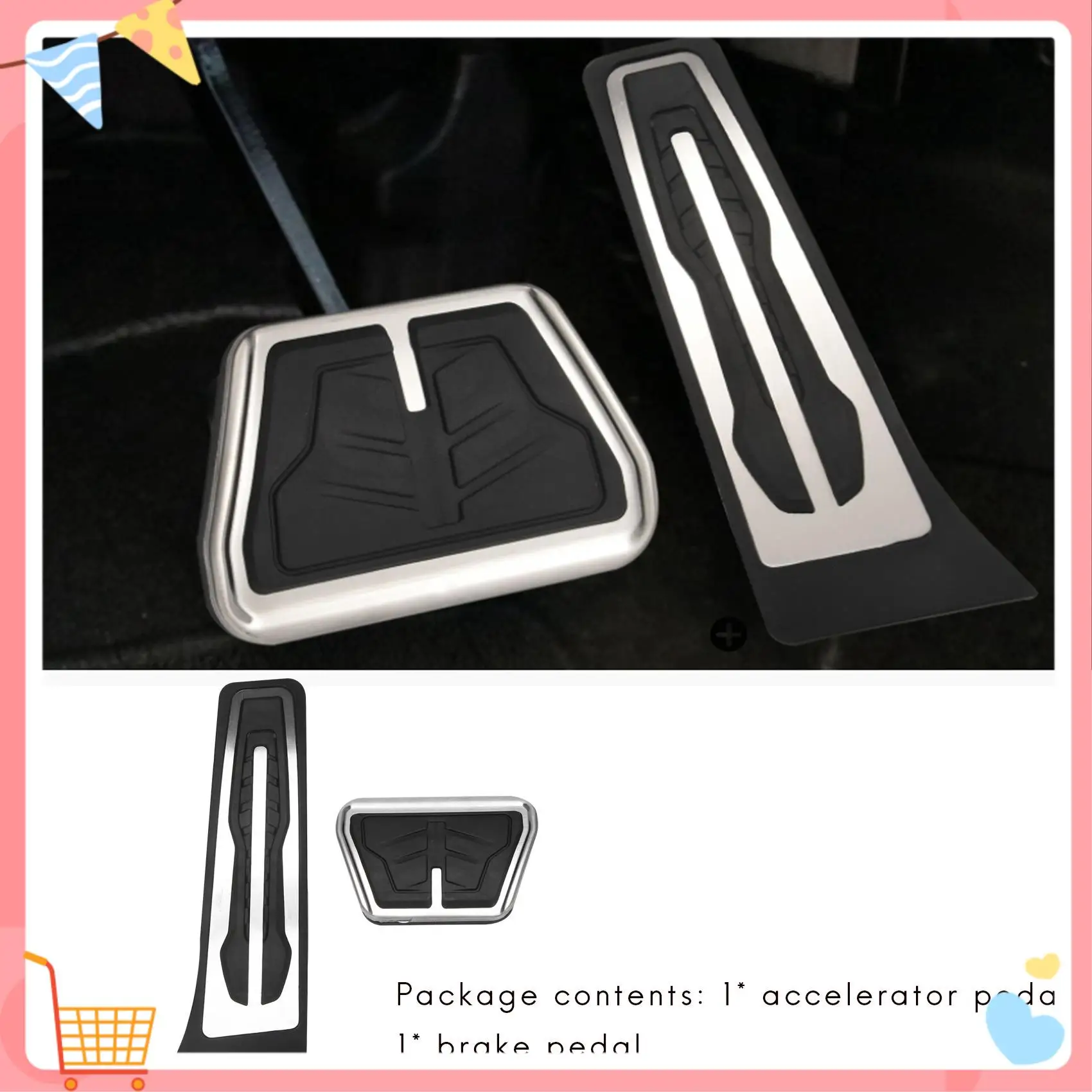 

Gas Brake Pedal Cover Set For Bmw X3 X4 X5 X6 2 3 4 5 6 7 Series G20 F30 G30 G11 G01 G02 G05 F15 F16 F22 F25
