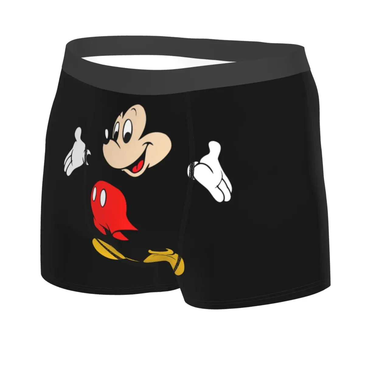 ميكي ماوس الكرتون الرسوم المتحركة التلفزيون سراويل بوكسر الرجال ثلاثية الأبعاد طباعة الذكور تنفس سراويل داخلية ملخصات
