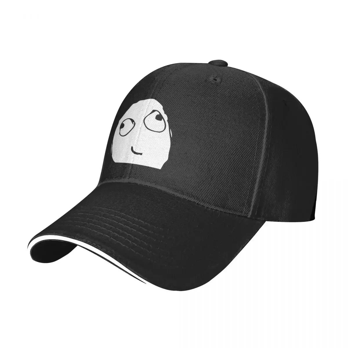 Derp Face Meme Trollface Baseball Cap Popular Rage Comic Funny Anime Sandwich Cap Men Women Adjustable Sun Hat Workouts