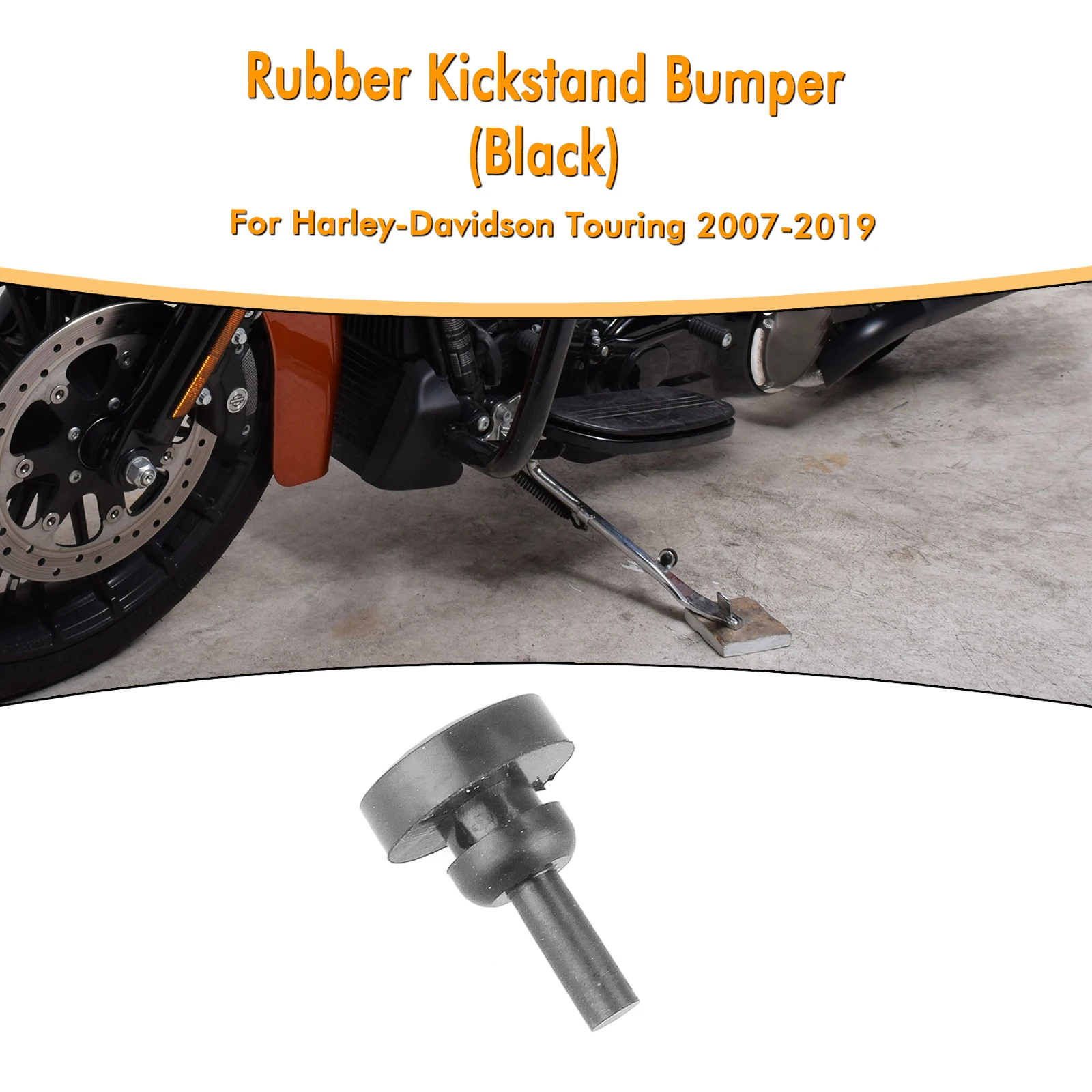 

For Harley-Davidson 2007-2019 Touring Motorcycle Kickstand Pad