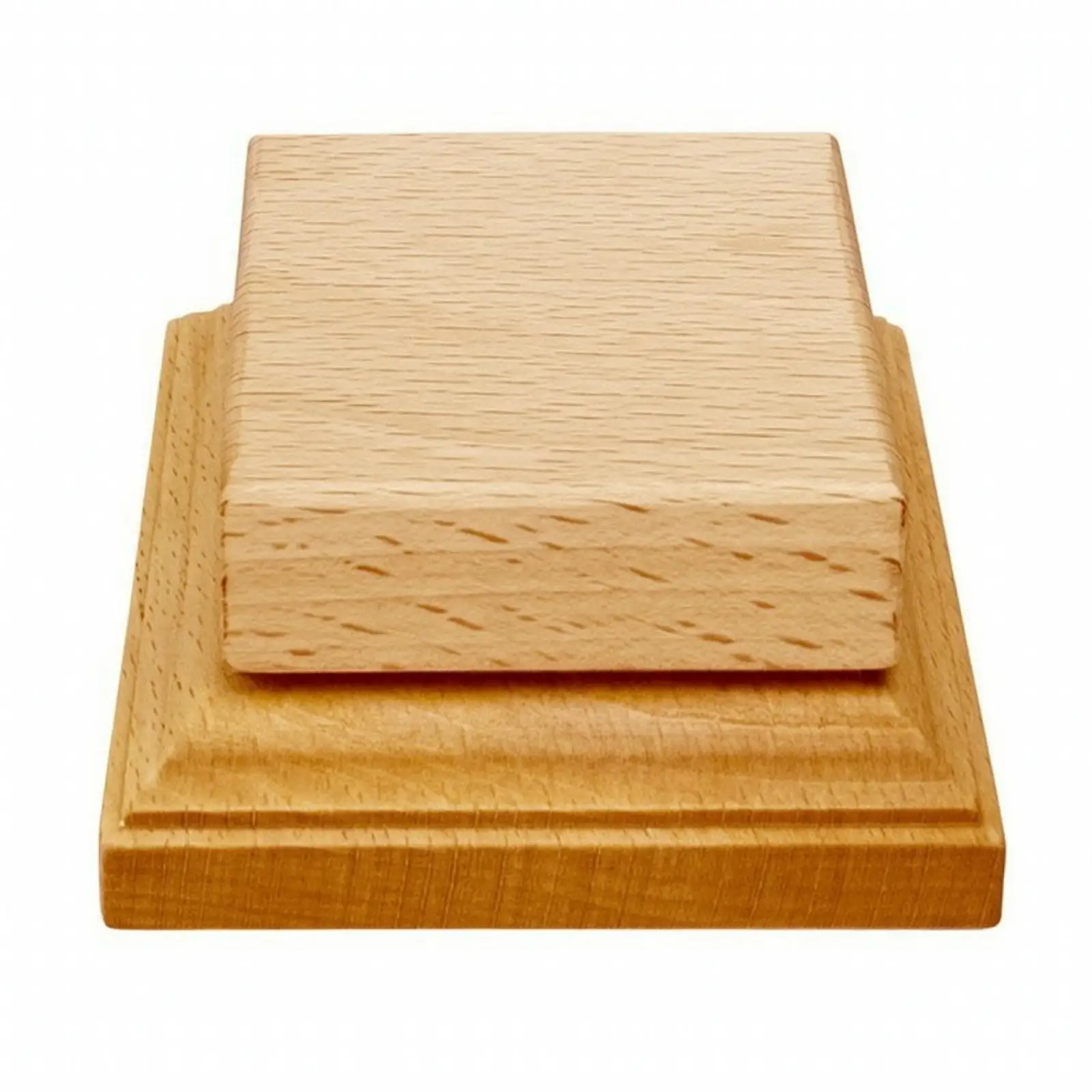 Wooden Decorative Stand for Small Art Pieces Bonsai Pots Tea Sets and Collectible Display Use