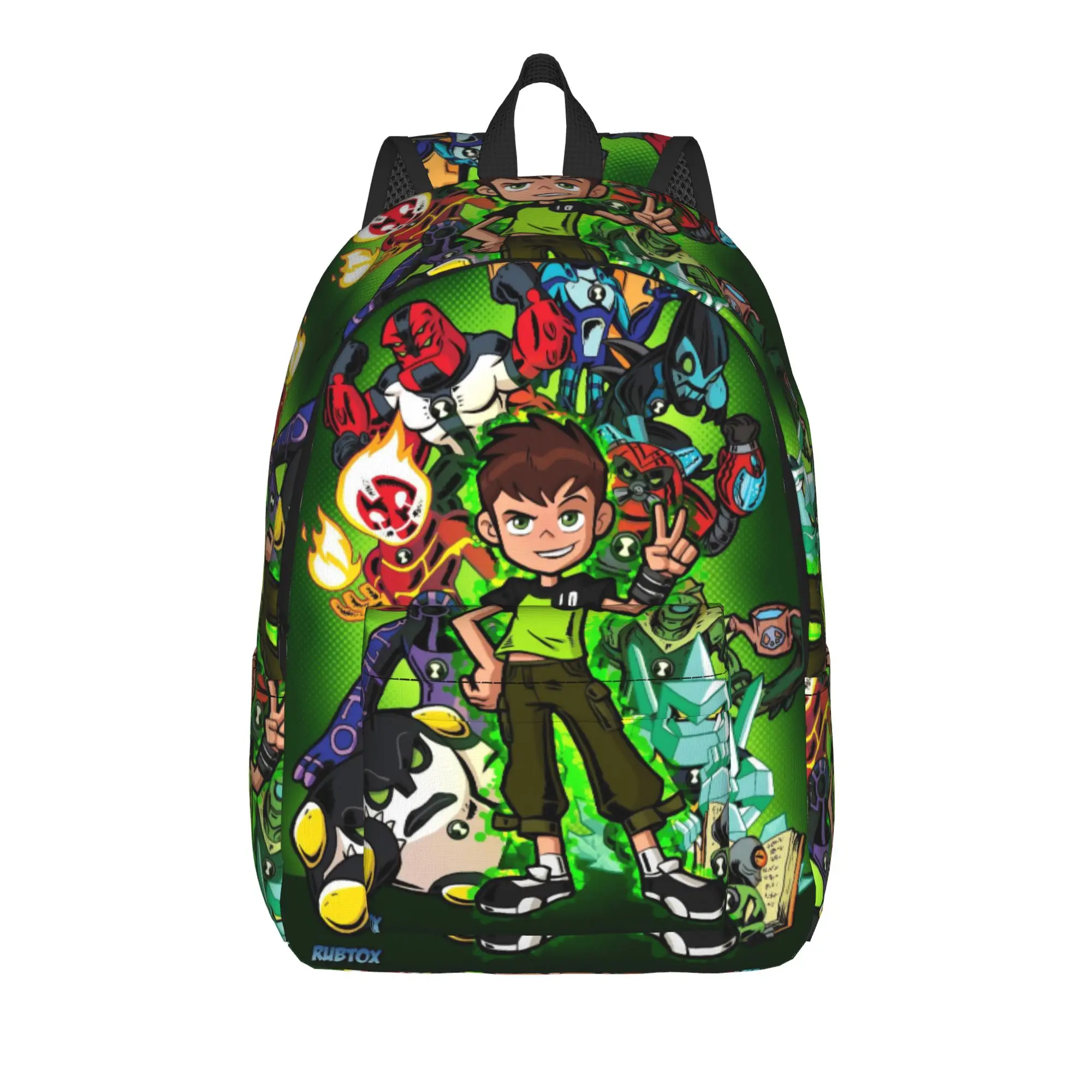 Ben 10 Anime Backpack for Men Women Casual Student Hiking Travel Daypack  Laptop Computer Canvas Bags with Pocket