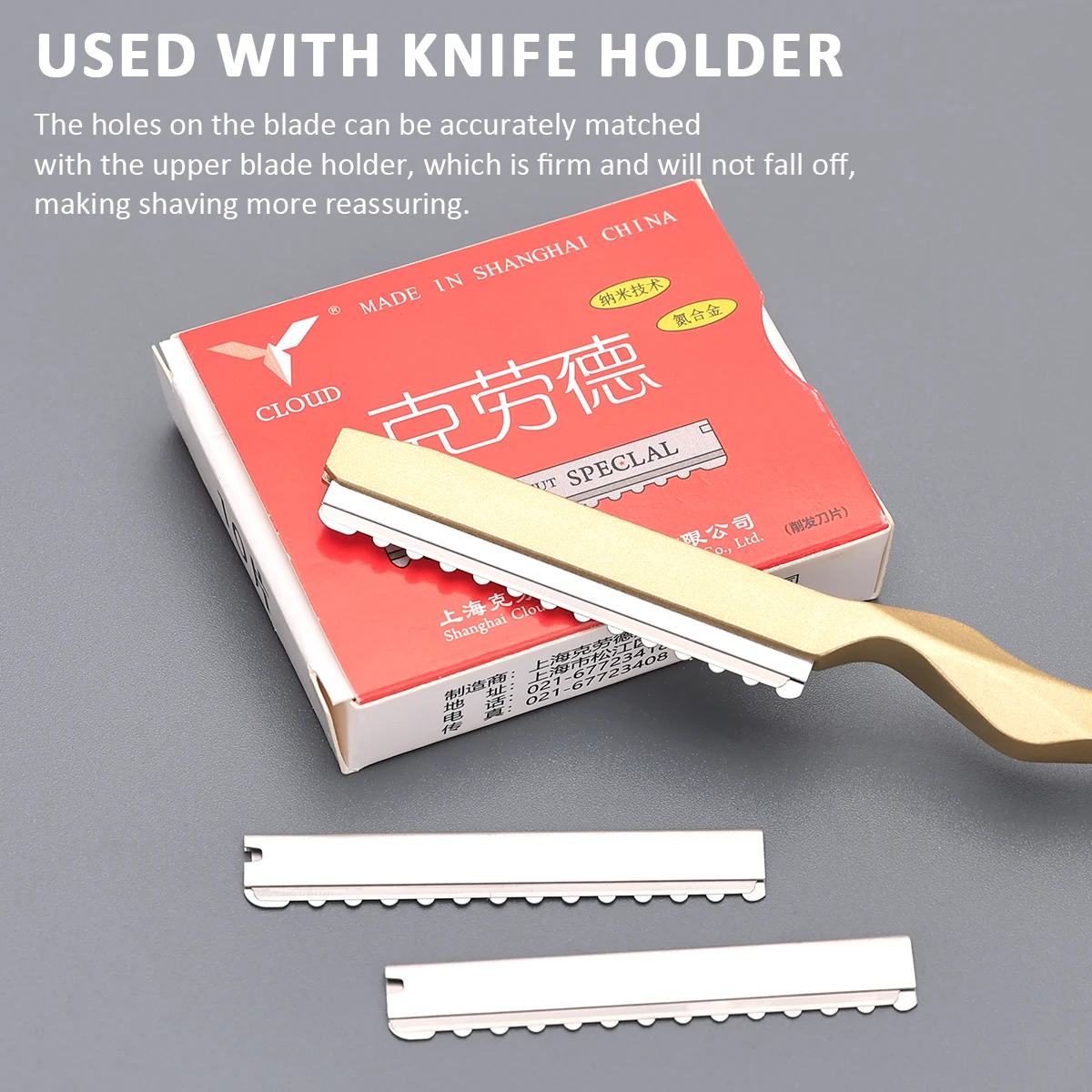 10/100Pcs Stainless Steel Sharp Blades Hair Thinning Trimming Razor Blades for Professional Barber Salon Home Haircut Tools