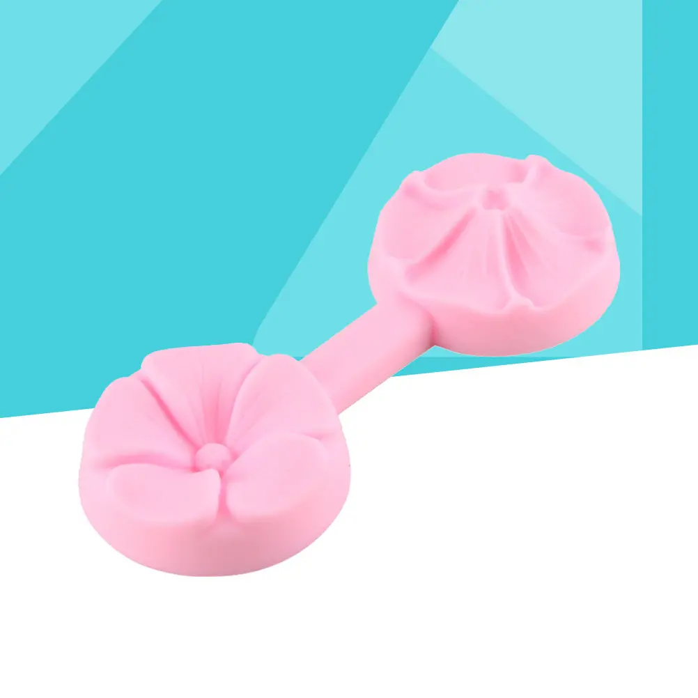 Cherry Blossom Silicone Fondant Cake Mold Random Color Flexible Non-Stick Mousse Chocolate Candy Decorating Tool