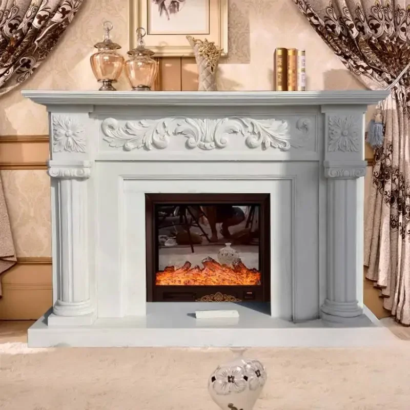 Retro Cheap Living Room Fireplace Cheap Dustproof Tall Narrow Living Room Cabinets Corner Space Mueble Salon Furniture For Hom