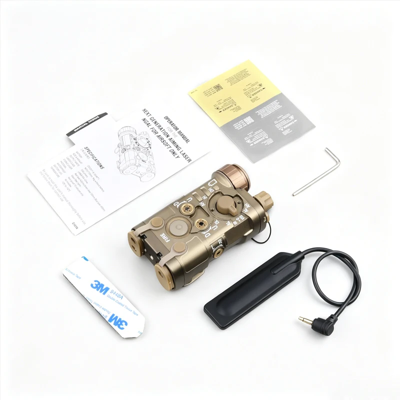 2025 L3 NGAL Tactical Lighting Laser Sight Red Green Blue IR Laser Zeroing Adjustment White LED Flashlight Strobe Mode