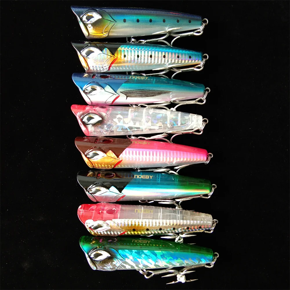 noeby-3個入り-ポッパー釣り用ルアー-12cm-41g-15cm-85g-ポッパー-ウォブラー-人工ハードベイト-大物gtマグロ-海釣りルアー