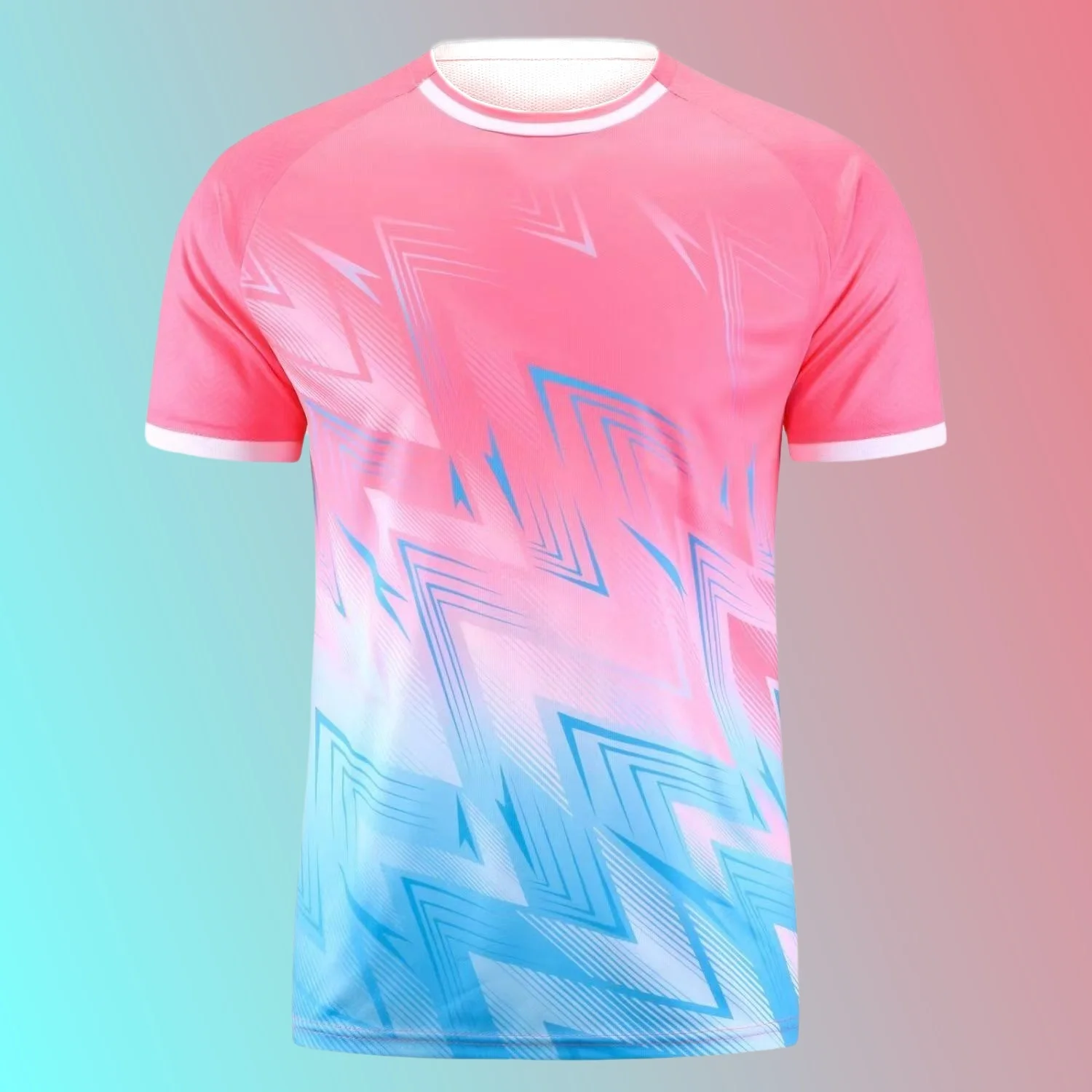 

Summer New Table Tennis and Badminton Training Camp Sports 3D Printed Short Sleeved T-shirt Quick Drying
